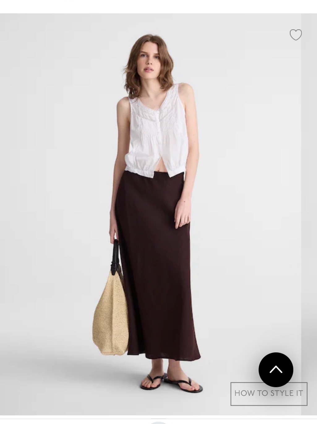 Madewell Maxi Slip Skirt In Linen Size 8 Nwt